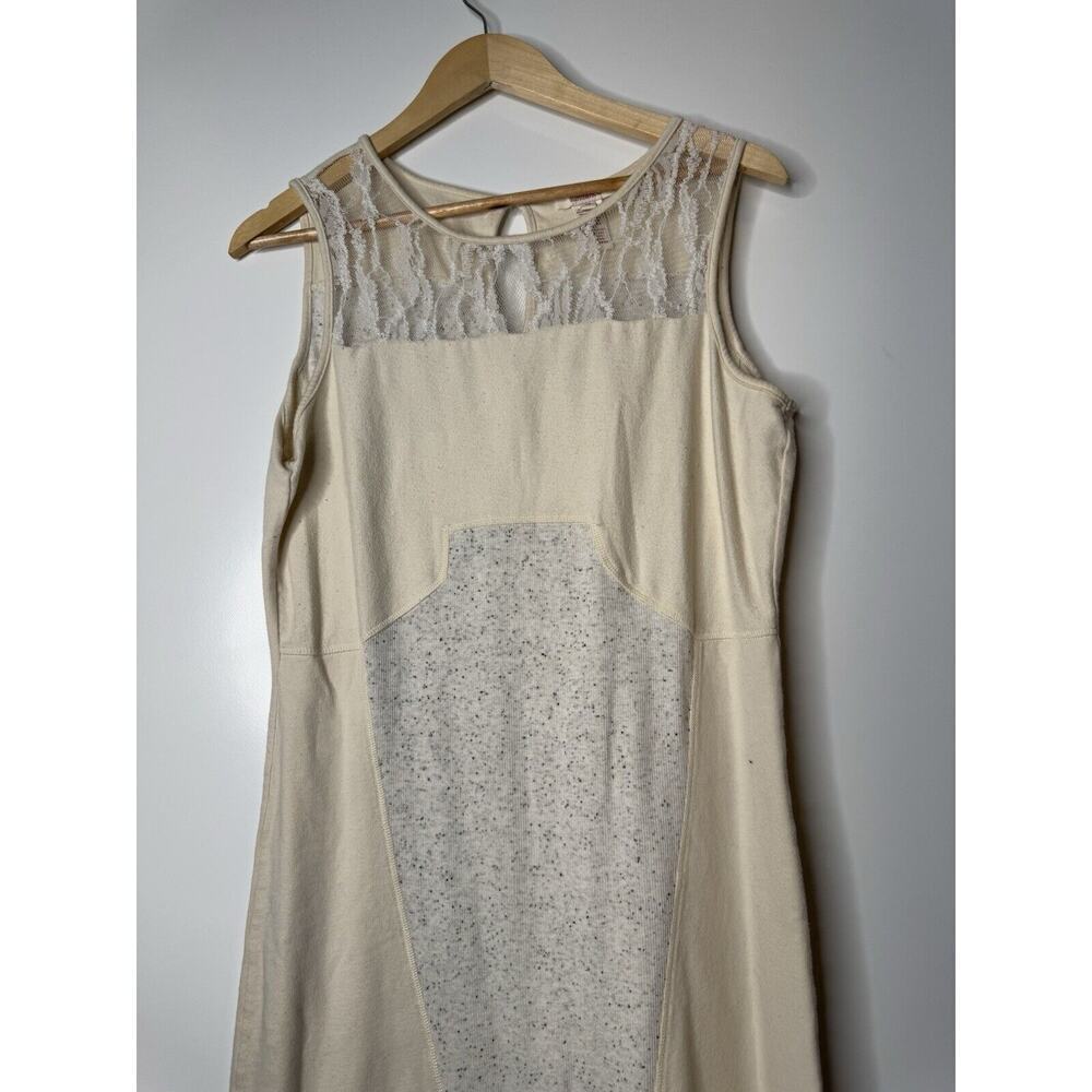 Sundance Womens Cream Lace Mallorie Tank Midi Dress Size Medium Sleeveless Boho - Picture 2 of 8